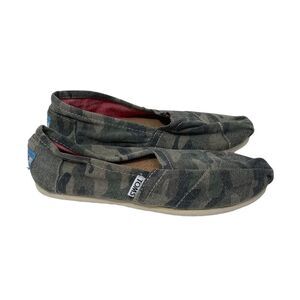 Toms Camouflage Canvas Causal Loafers